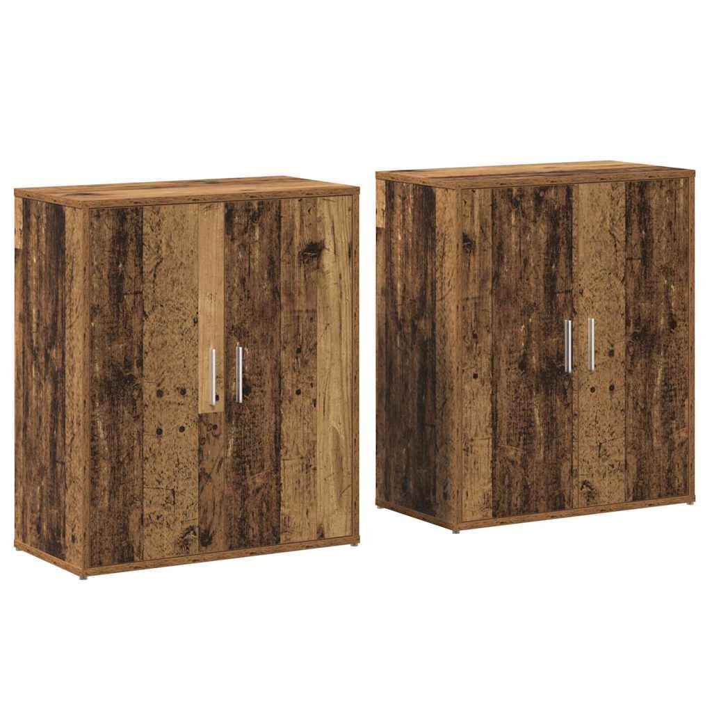 Hochboard 2 pcs Altholz 60 x 31 x 70 cm Holzwerkstoff